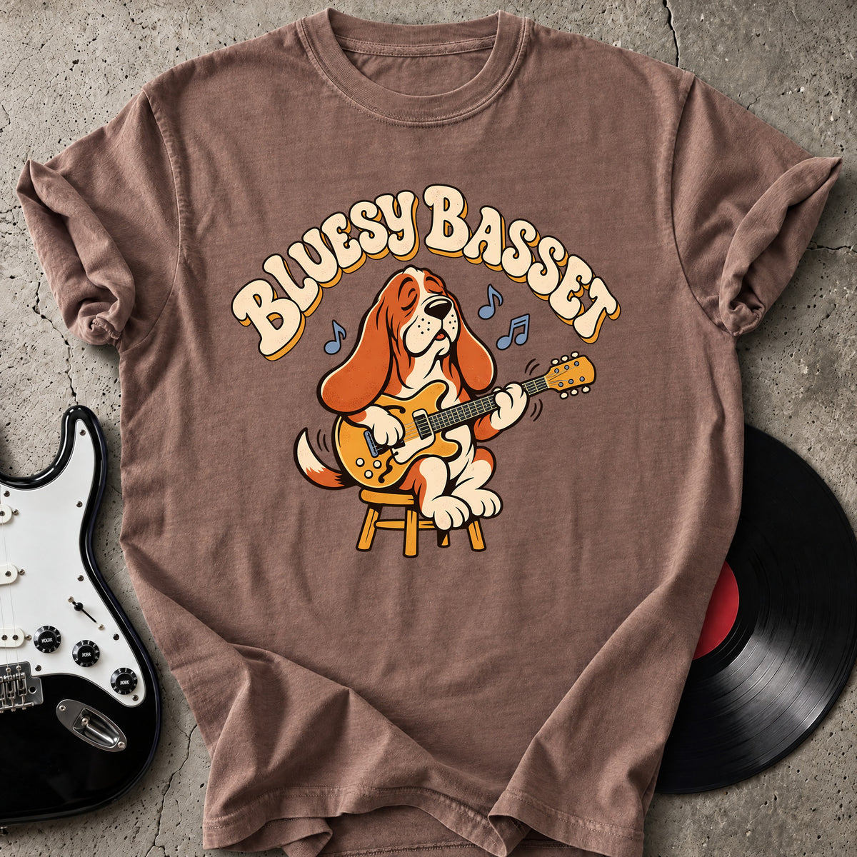 Bluesy Basset T-Shirt
