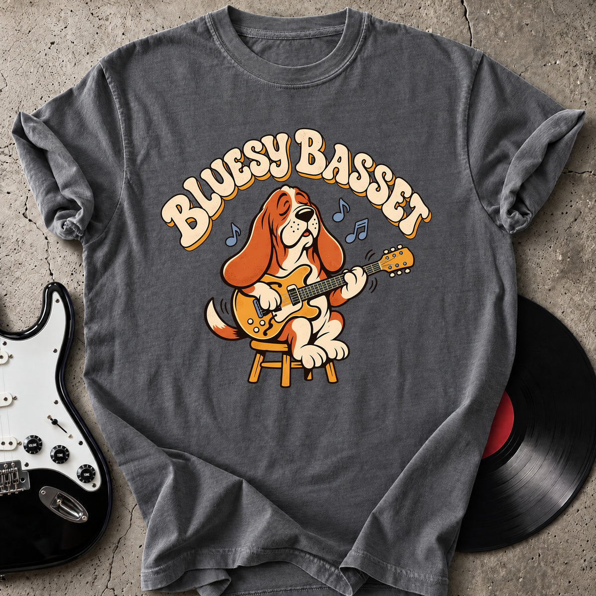 Bluesy Basset T-Shirt