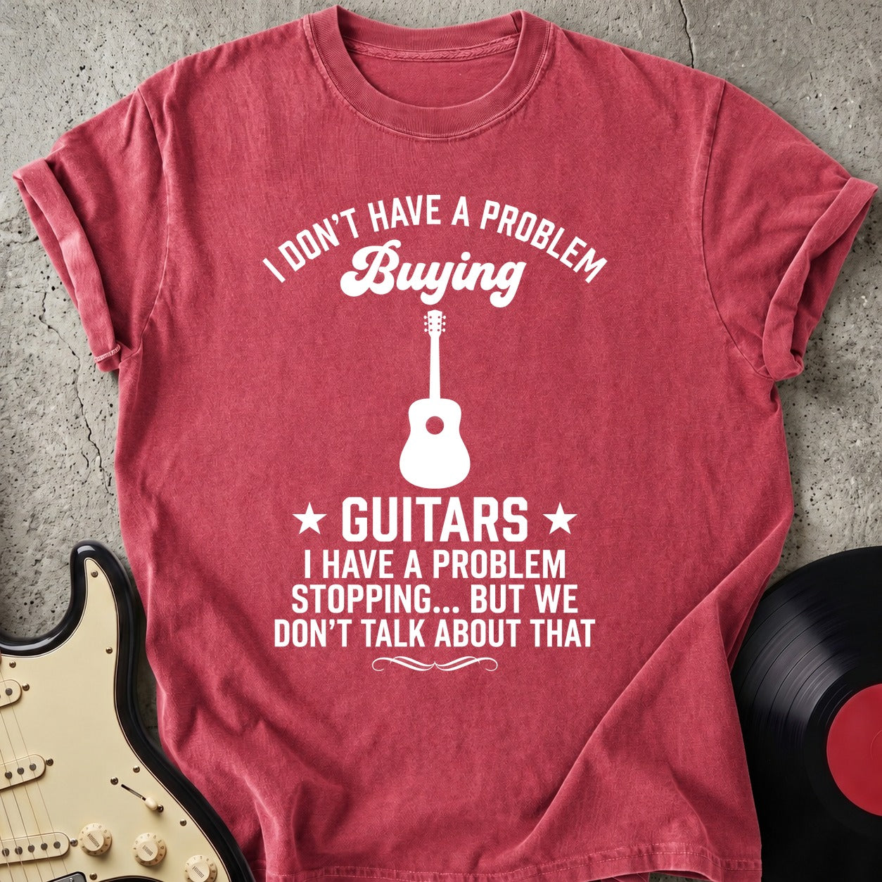 Buying Guitar T-shirt