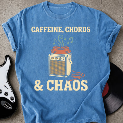 Caffeine Chords Chaos T-shirt
