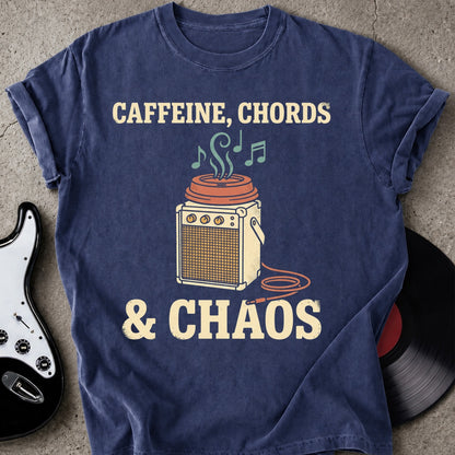 Caffeine Chords Chaos T-shirt