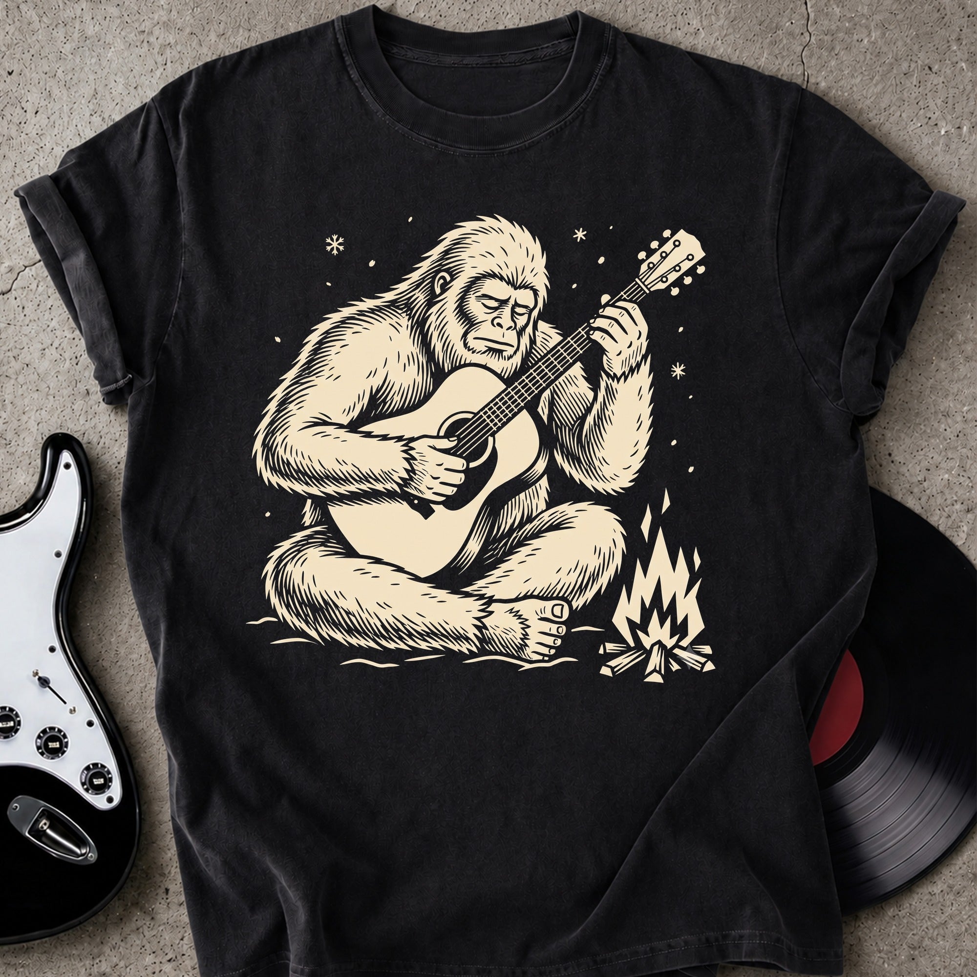 Campfire Bigfoot T-shirt