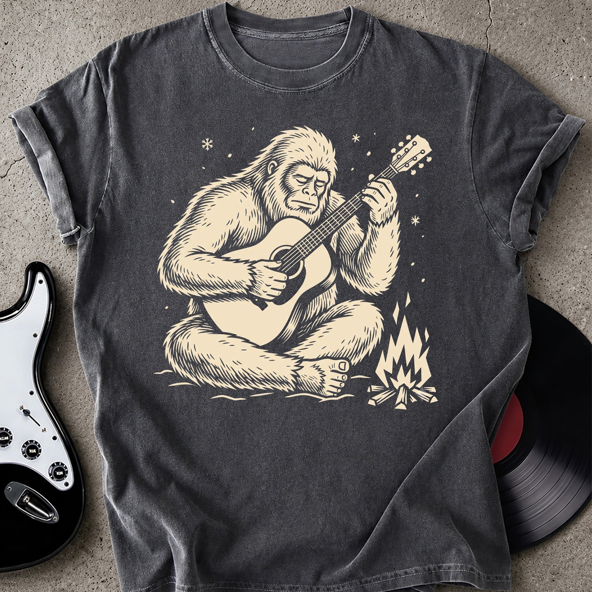 Campfire Bigfoot T-shirt