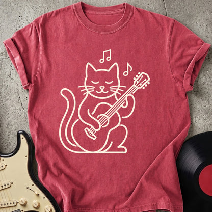 Cat Guitar T-shirt