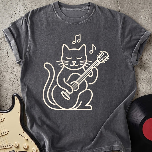 Cat Guitar T-shirt