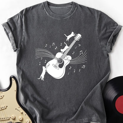 Cat and Guitar T-shirt