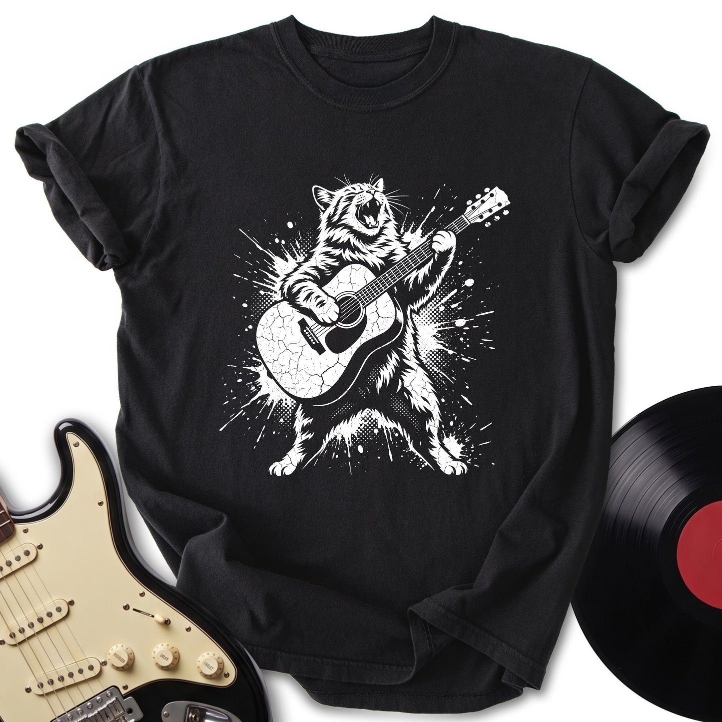 Cat Acoustic T-Shirt