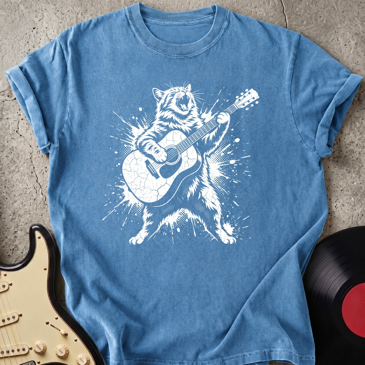 Cat RocknRoll T-shirt