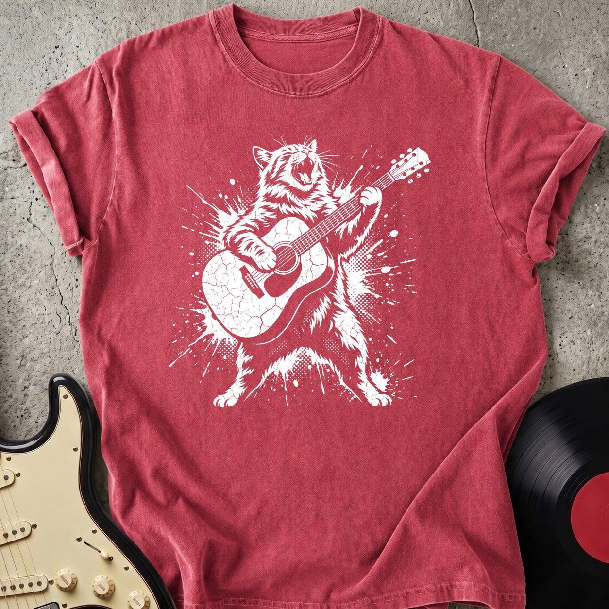 Cat RocknRoll T-shirt