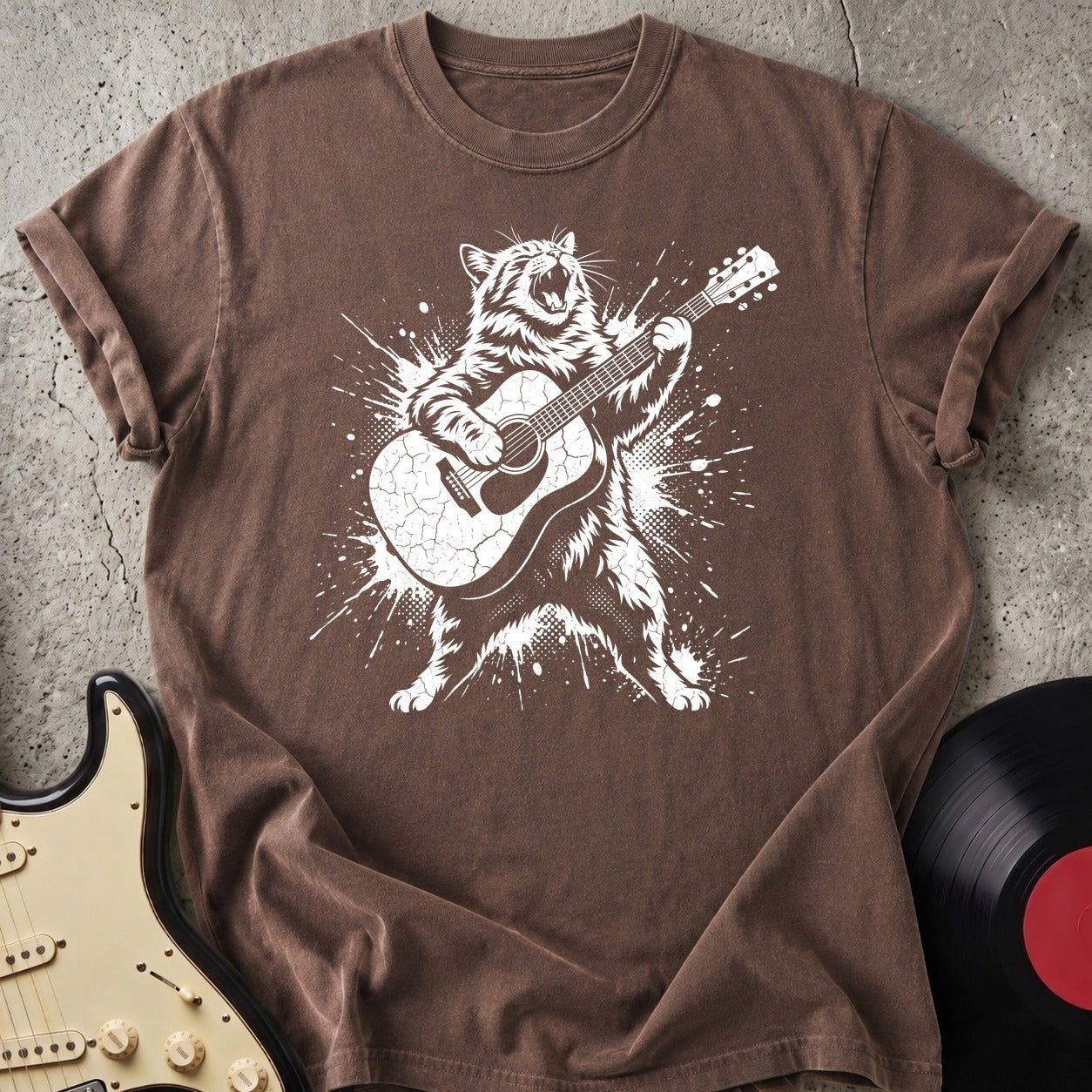 Cat RocknRoll T-shirt