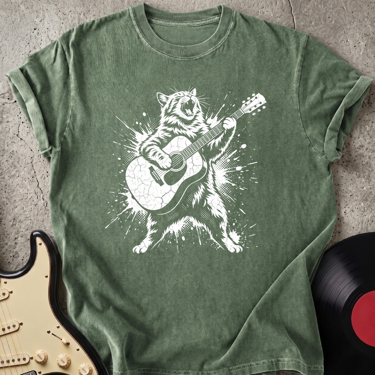 Cat RocknRoll T-shirt