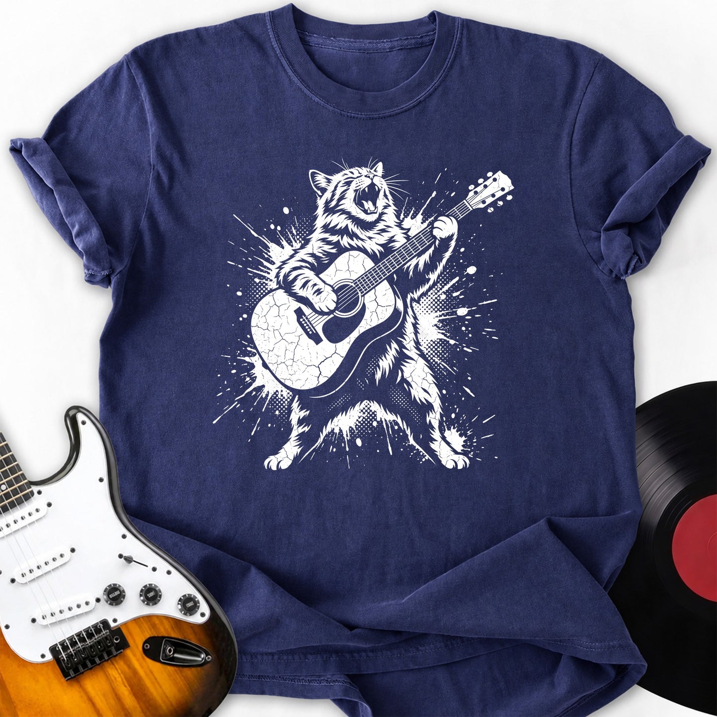 Cat Acoustic T-Shirt