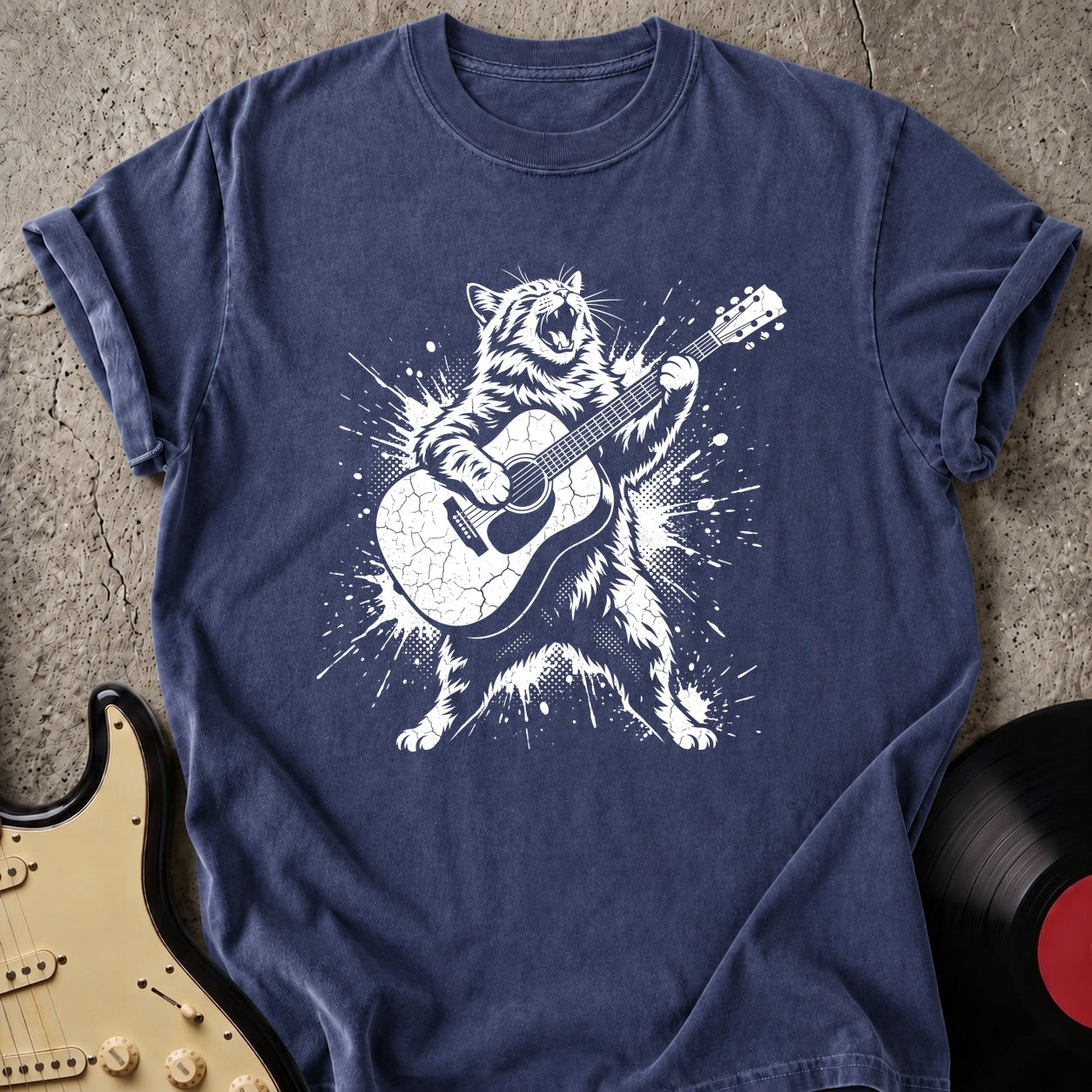 Cat RocknRoll T-shirt