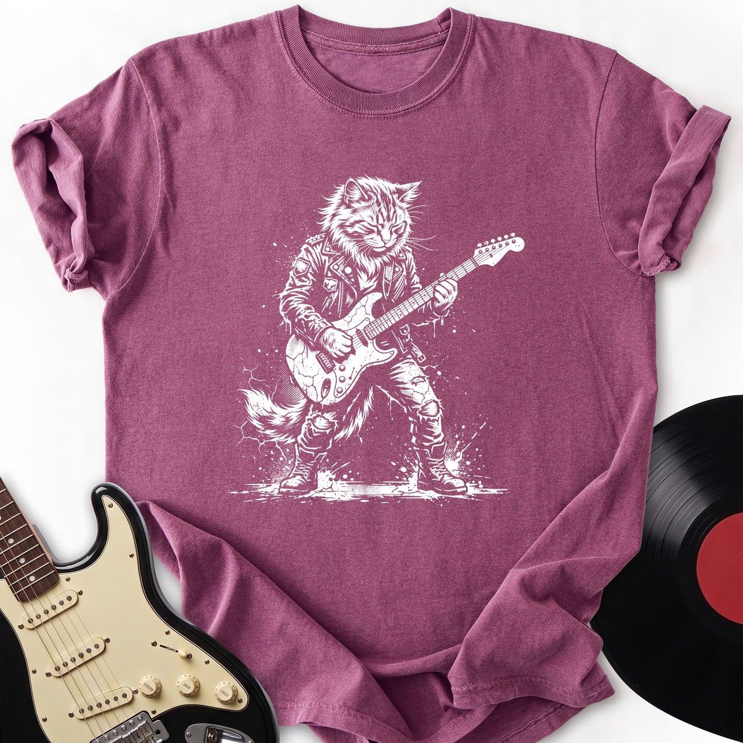 Rockstar Cat T-Shirt