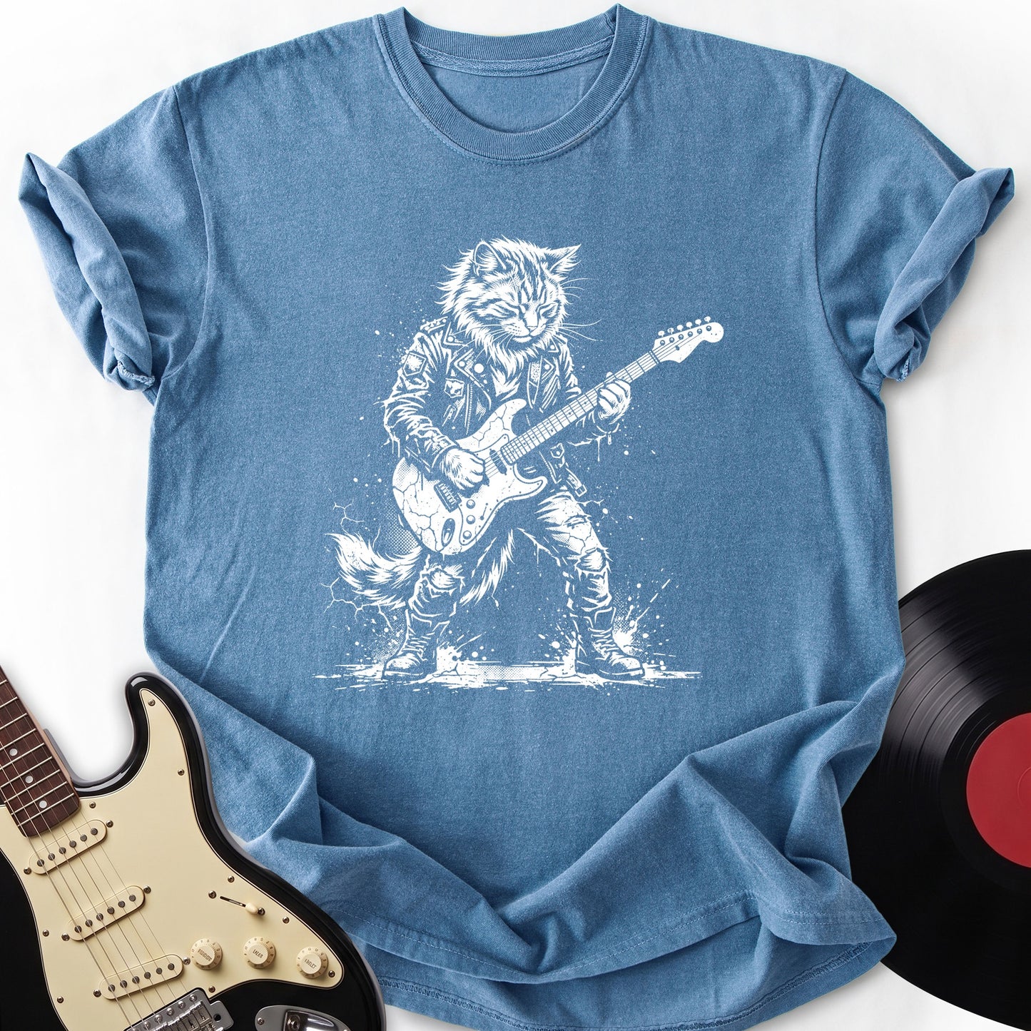 Rockstar Cat T-Shirt