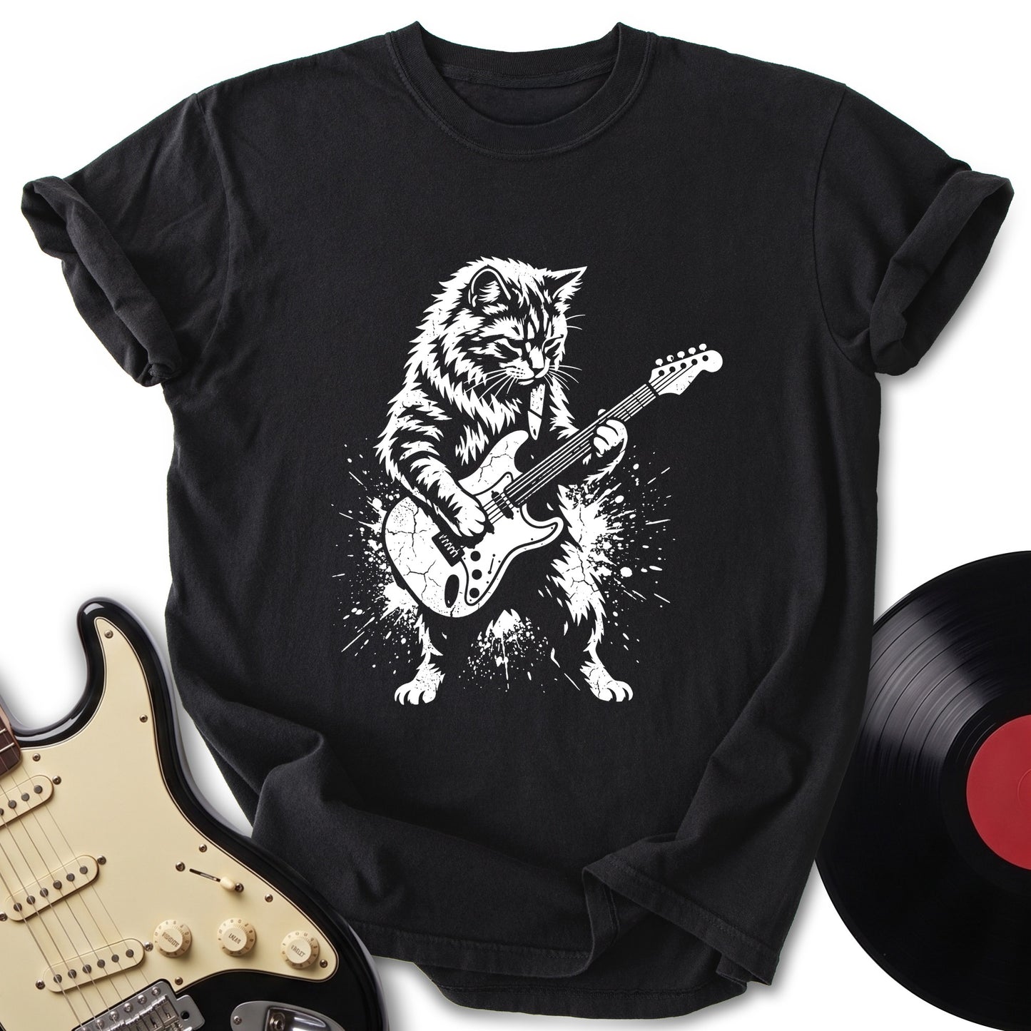 Rockstar Cat T-Shirt