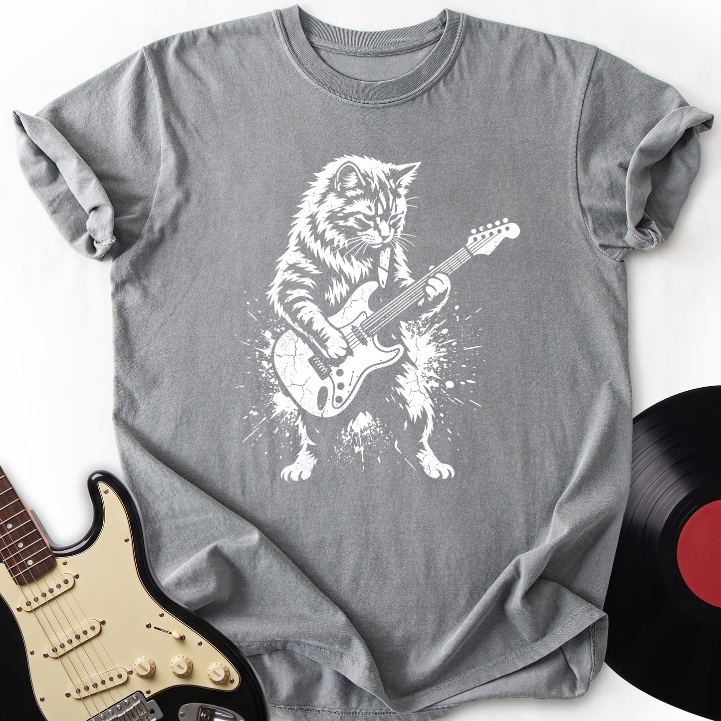 Rockstar Cat T-Shirt
