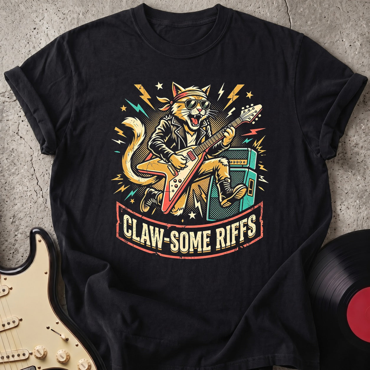 Cat Rocks T-shirt