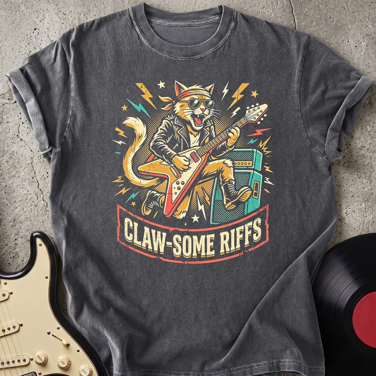 Cat Rocks T-shirt