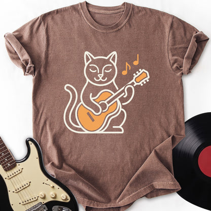 Cat and Guitar T-shirt