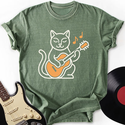 Cat and Guitar T-shirt
