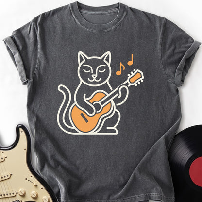 Cat and Guitar T-shirt