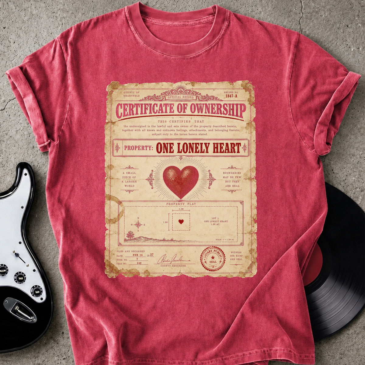 Certificate of Ownership T-shirt