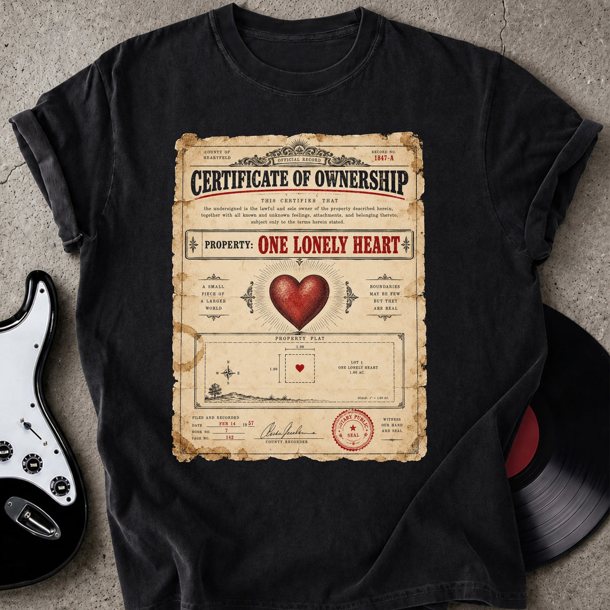 Certificate of Ownership T-shirt