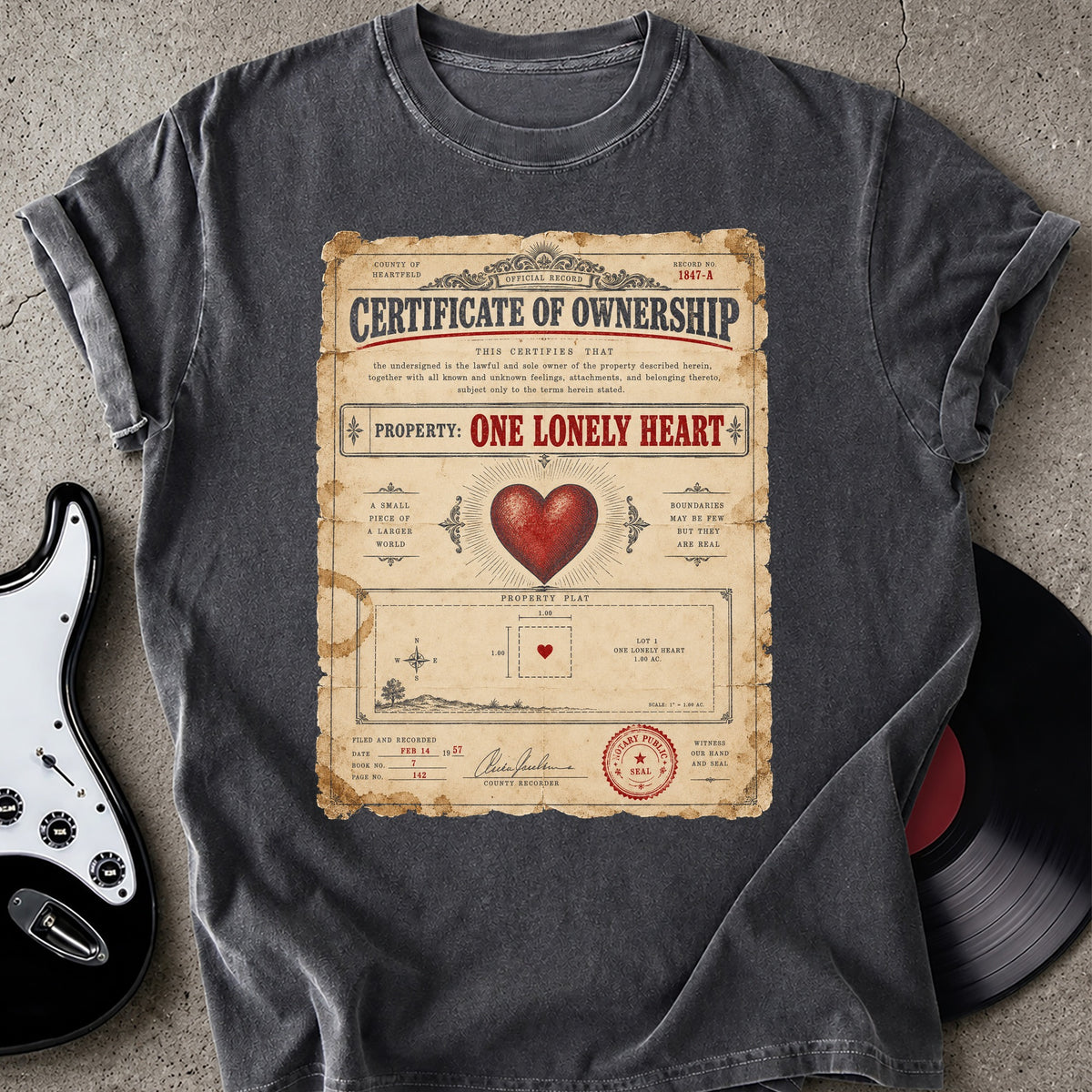 Certificate of Ownership T-shirt