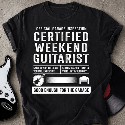 Certified Guitarist T-shirt