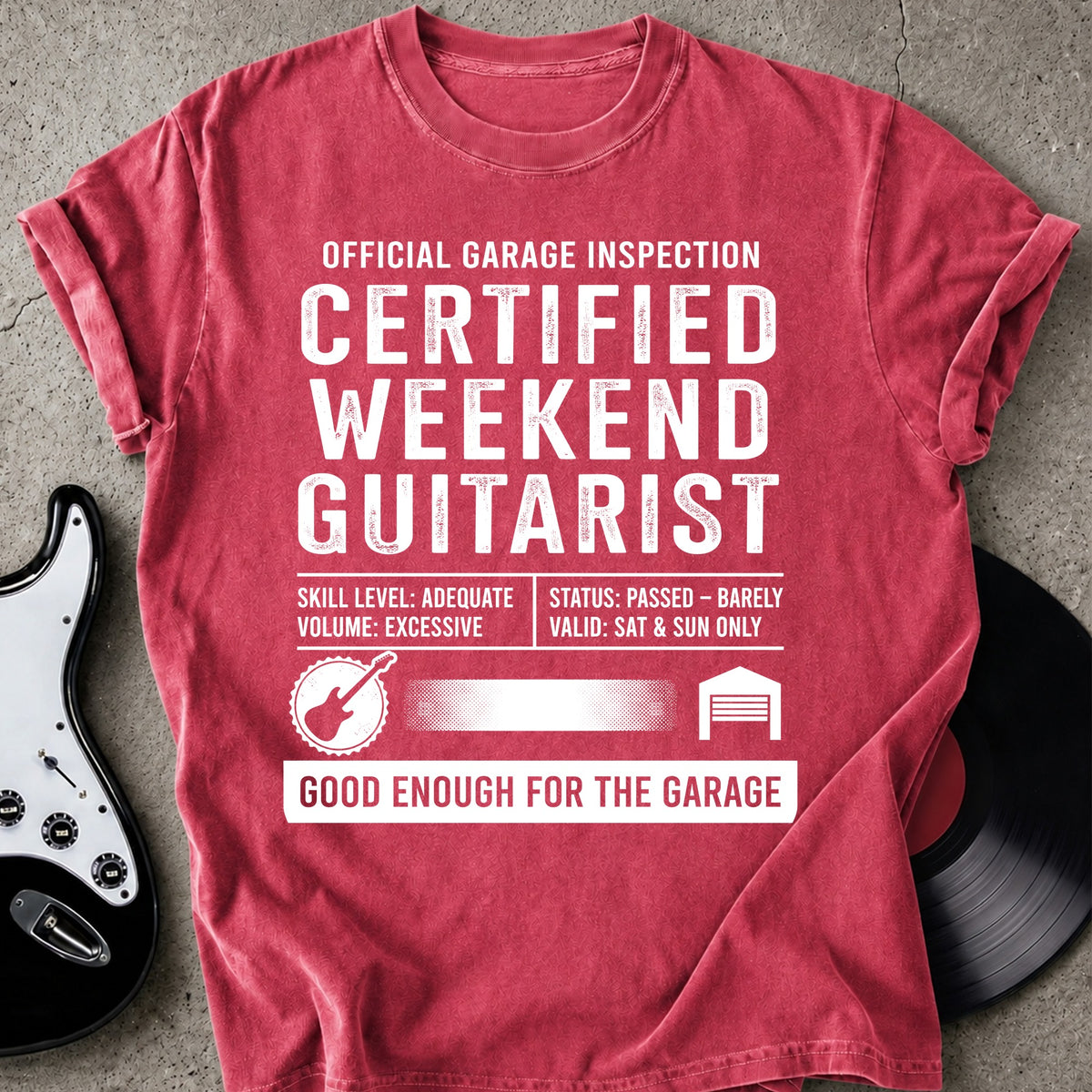 Certified Guitarist T-shirt