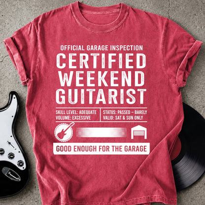 Certified Guitarist T-shirt