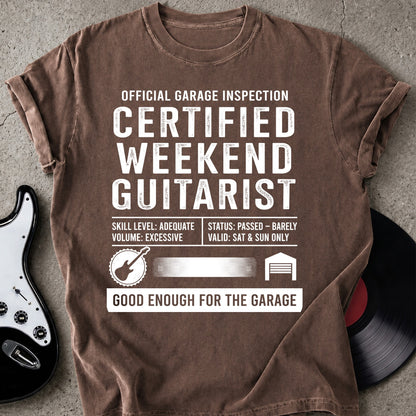Certified Guitarist T-shirt