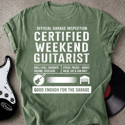 Certified Guitarist T-shirt