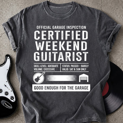 Certified Guitarist T-shirt