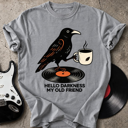 Coffee Raven Vinyl T-Shirt