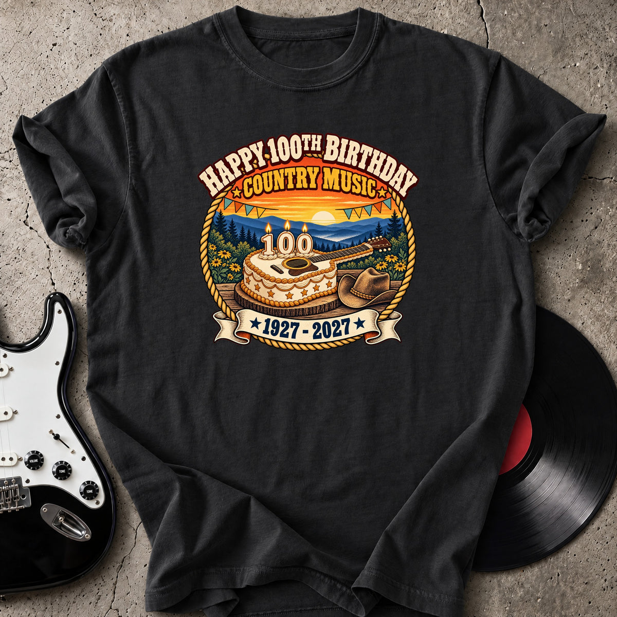 Country Music Birthday T-Shirt