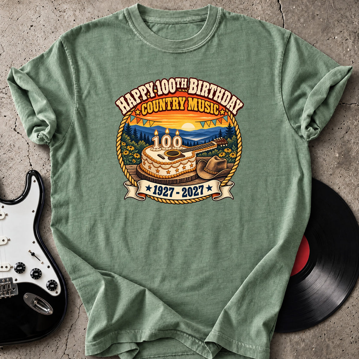 Country Music Birthday T-Shirt