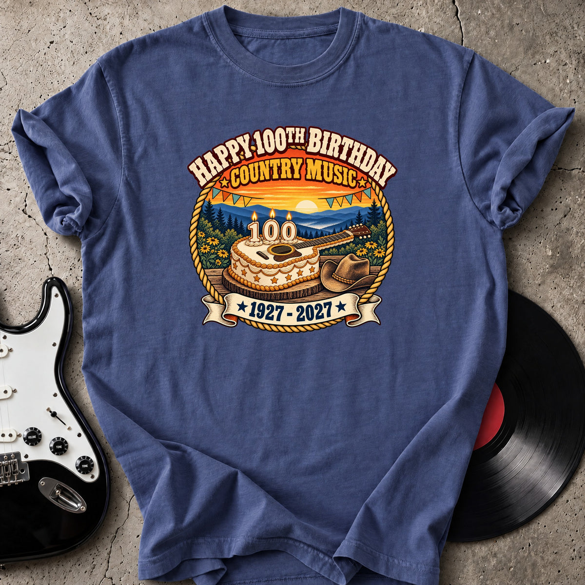Country Music Birthday T-Shirt