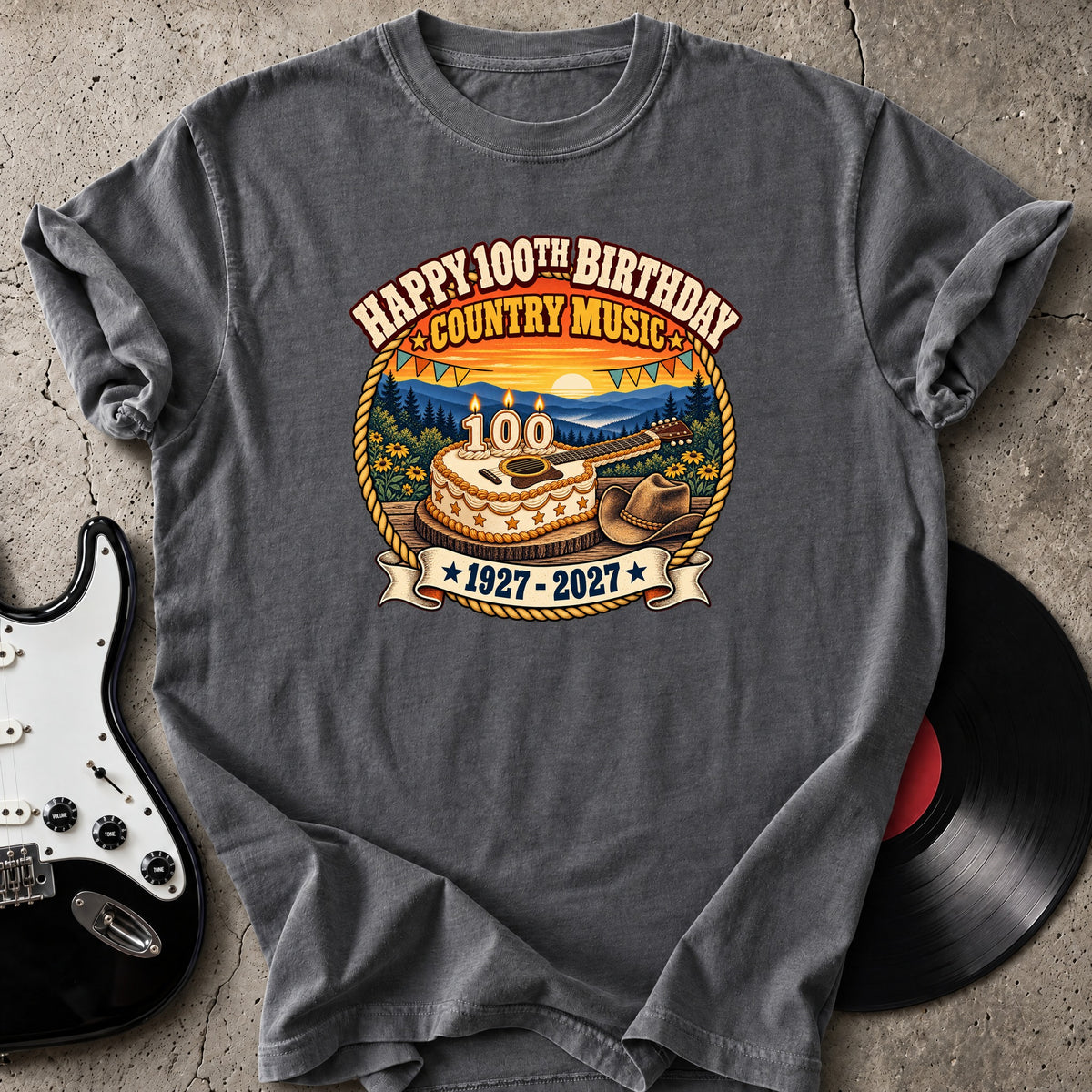 Country Music Birthday T-Shirt