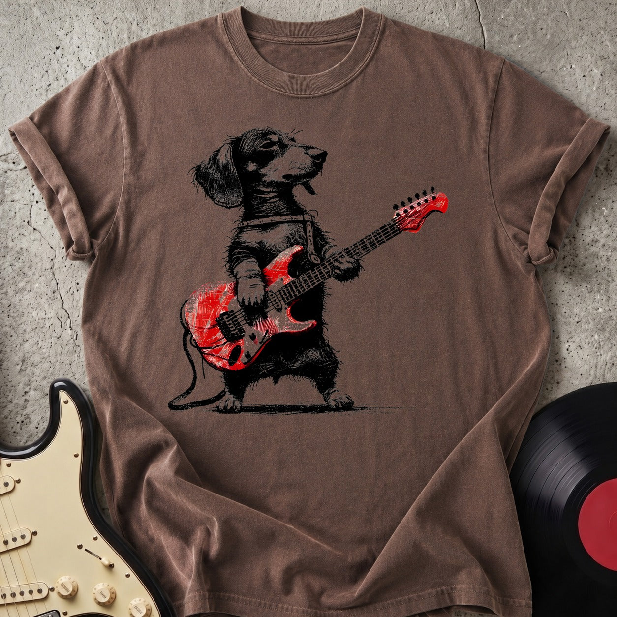 Dachshund Rocker T-shirt