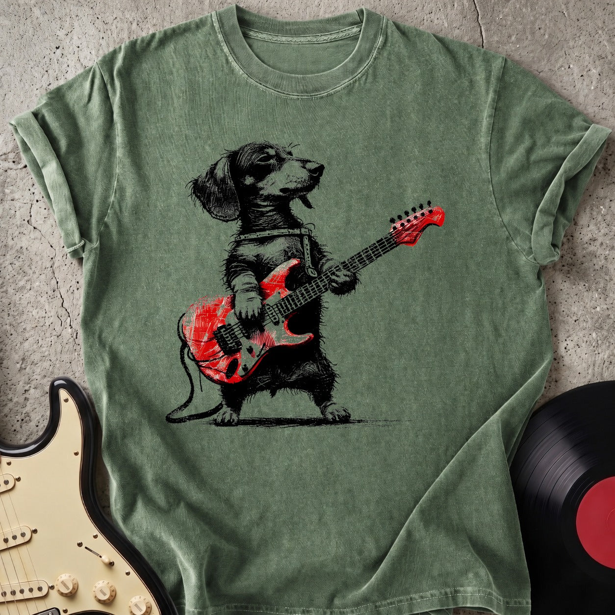 Dachshund Rocker T-shirt
