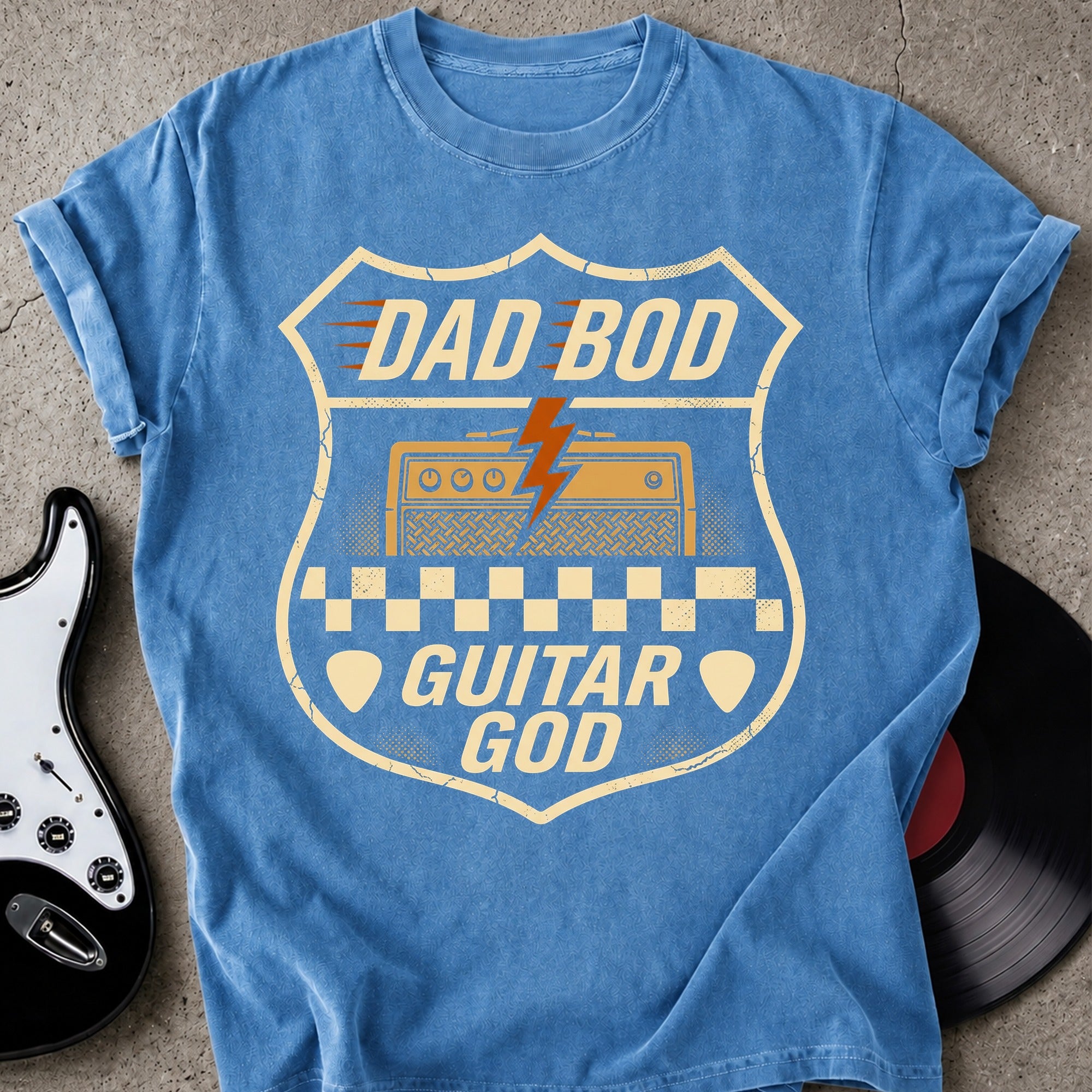 Dad Bod Guitar God T-shirt