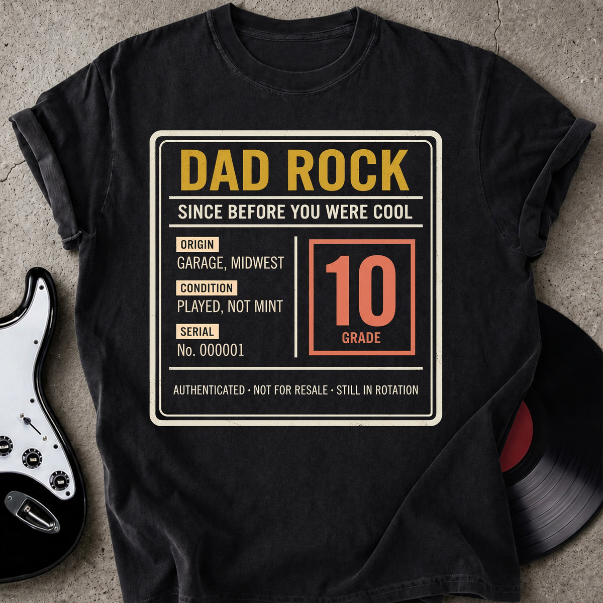 Dad Rock Cool T-shirt