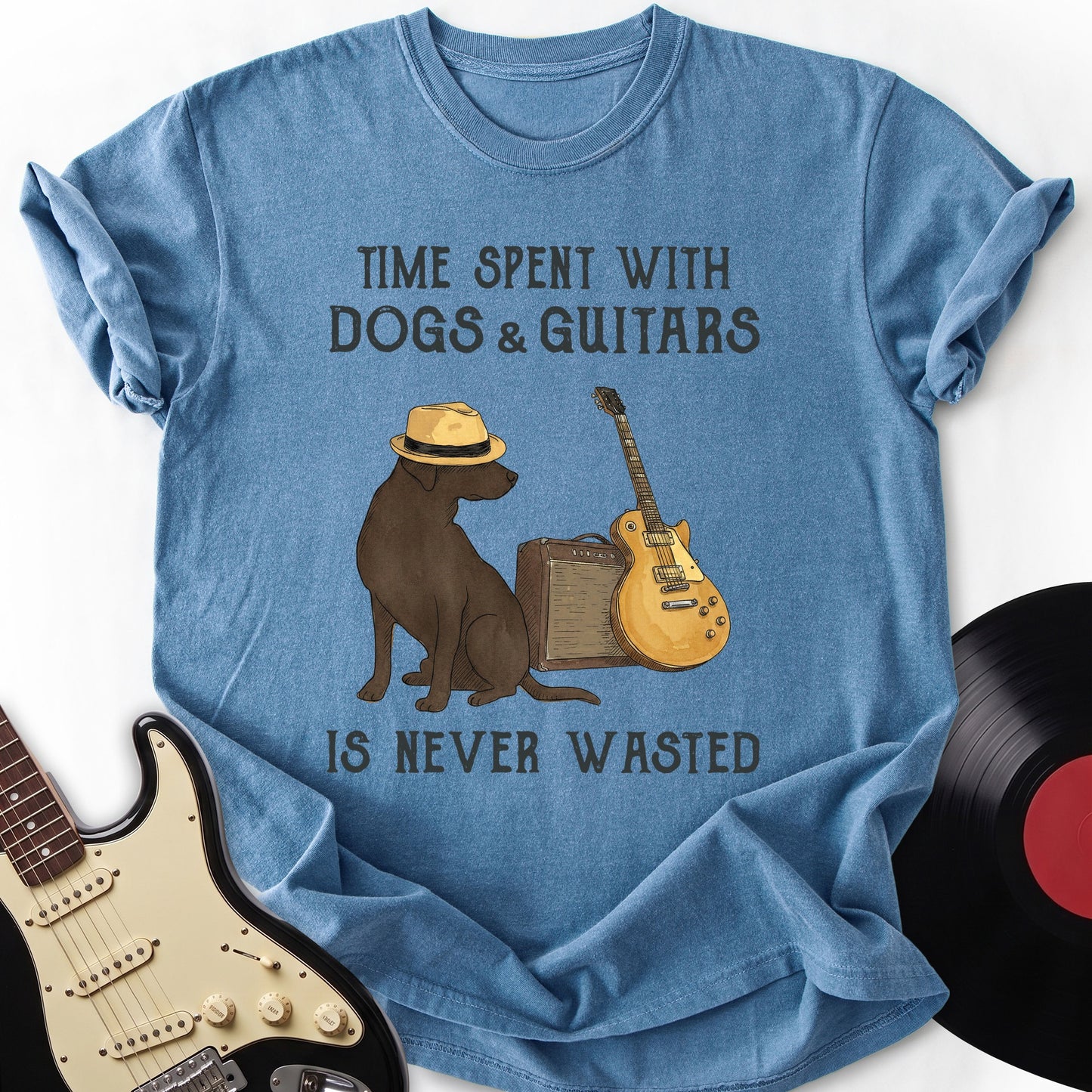 Dog and Guitar T-Shirt
