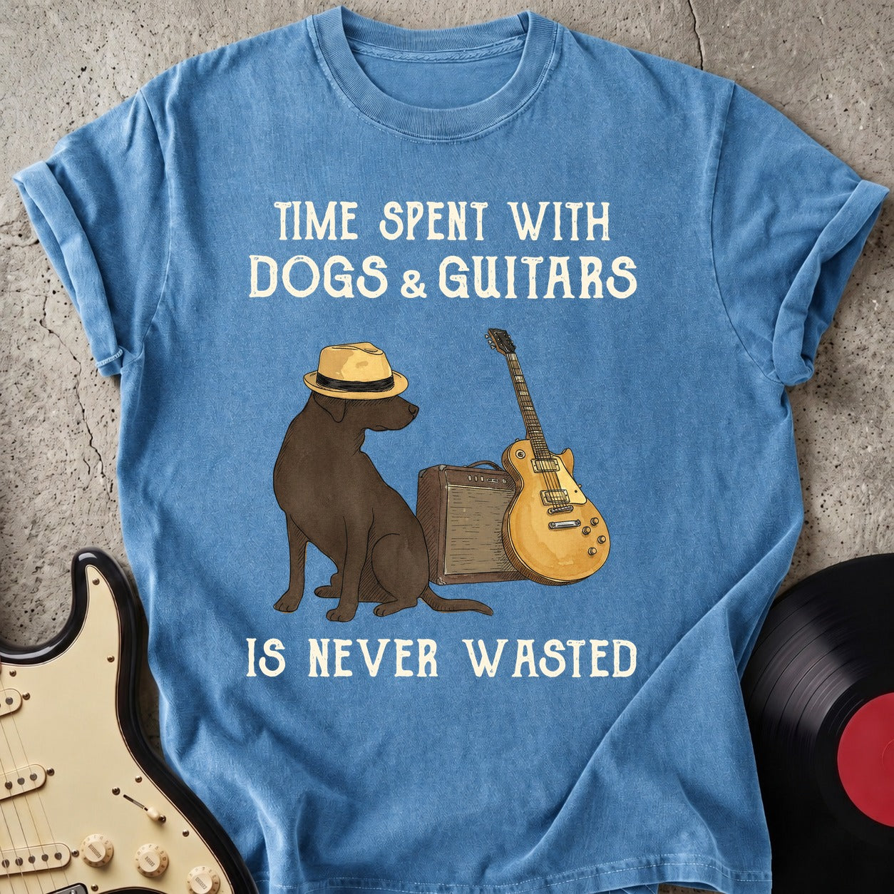 Dog and Guitar T-shirt