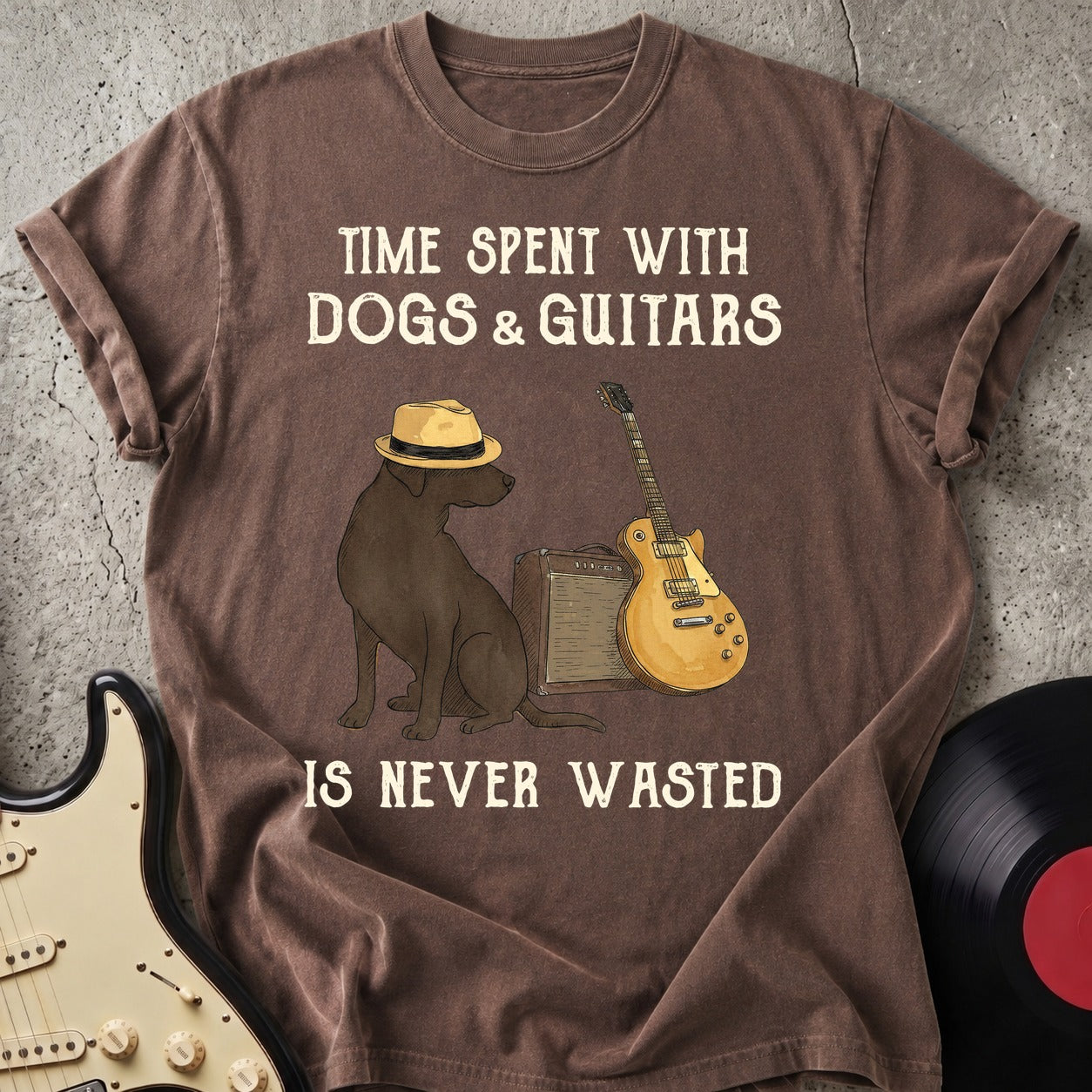 Dog and Guitar T-shirt