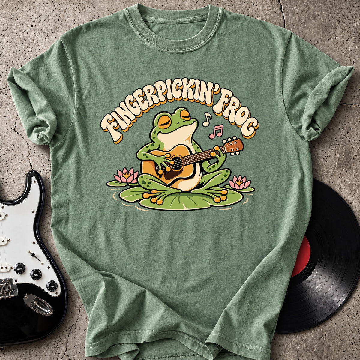 Fingerpickin' Frog T-Shirt