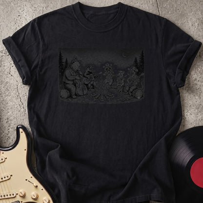 Fire and Guitar T-shirt