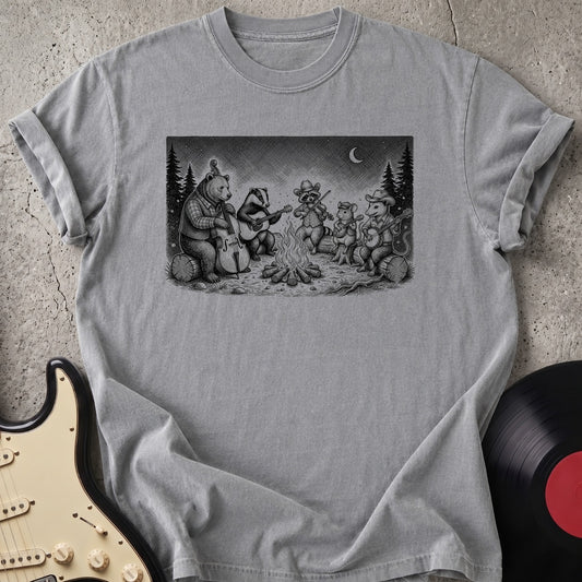 Fire and Guitar T-shirt